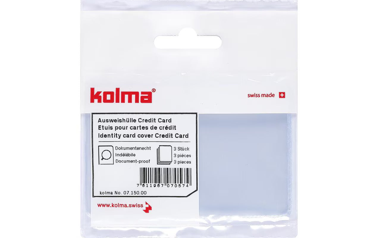 Kolma Ausweishülle Credit Card 3er Beutel