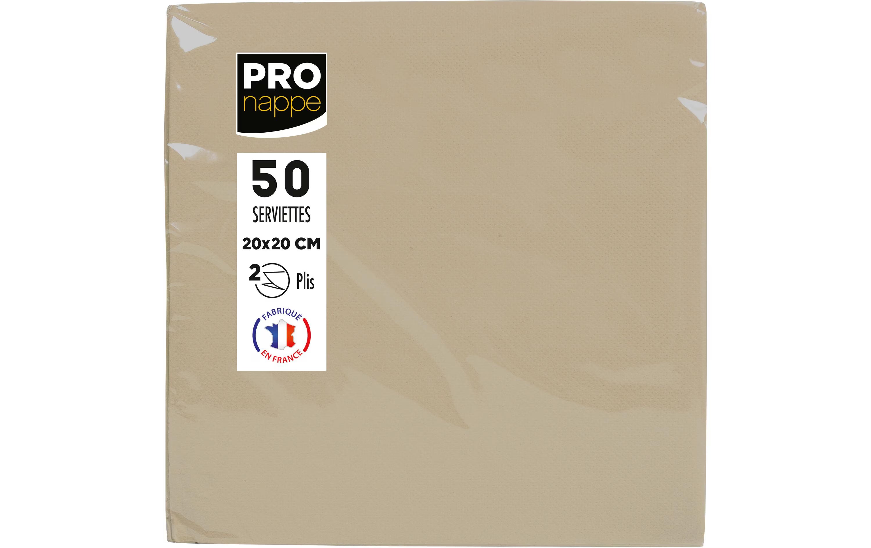 PRO nappe Papierservietten Beige