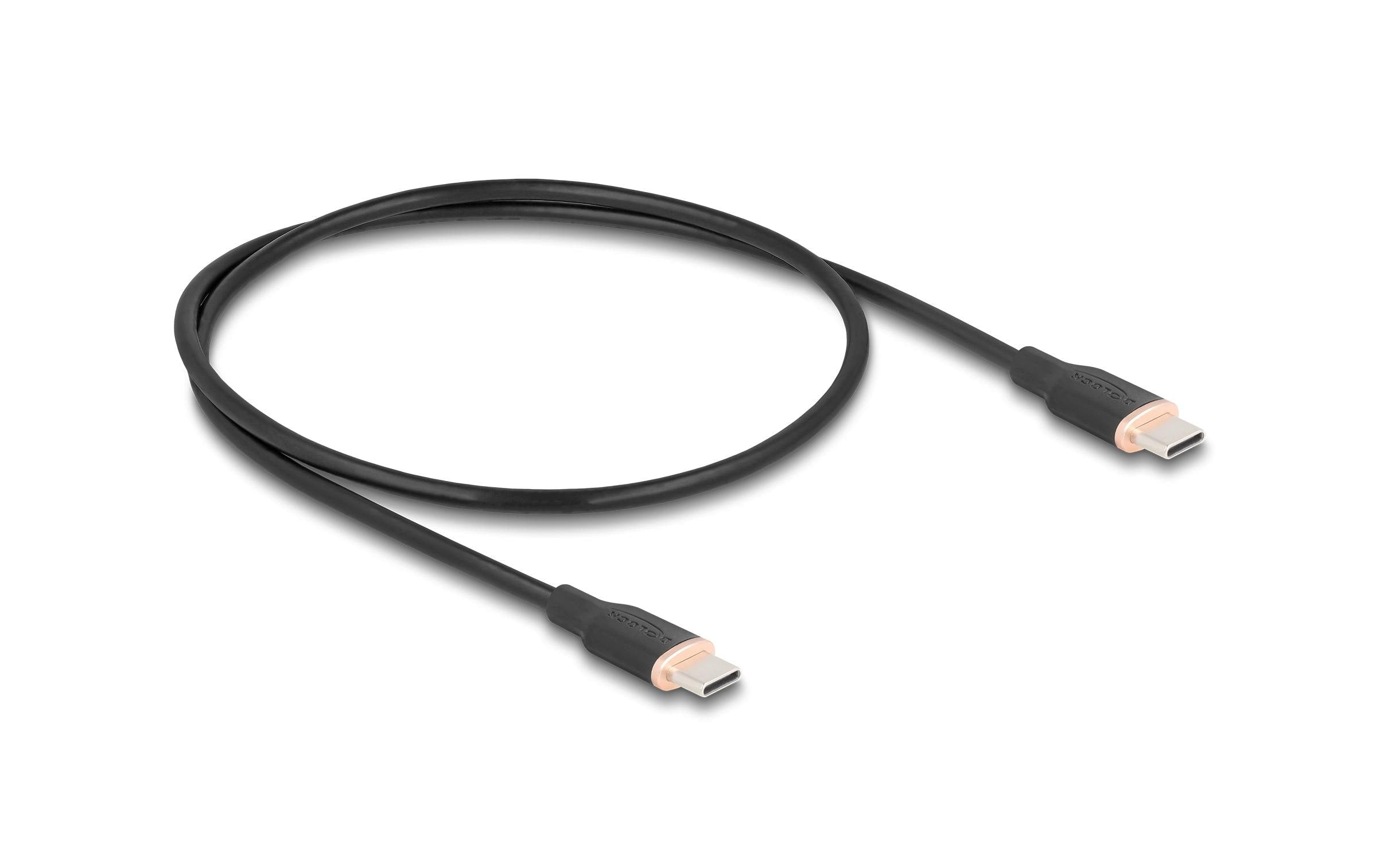 Delock, USB 2.0-Kabel Silikon USB C - USB C