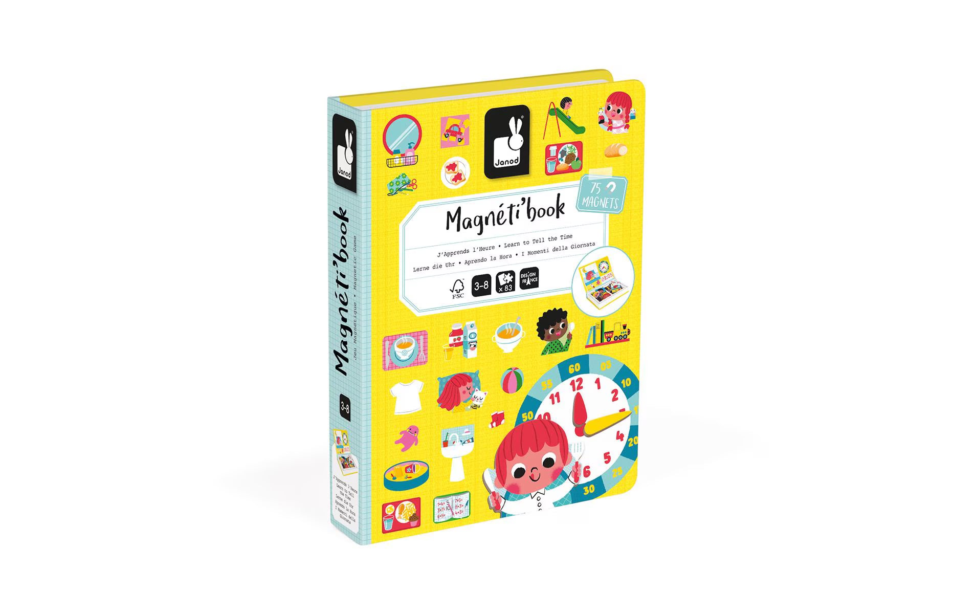 Magnetbuch Lerne die Uhr
