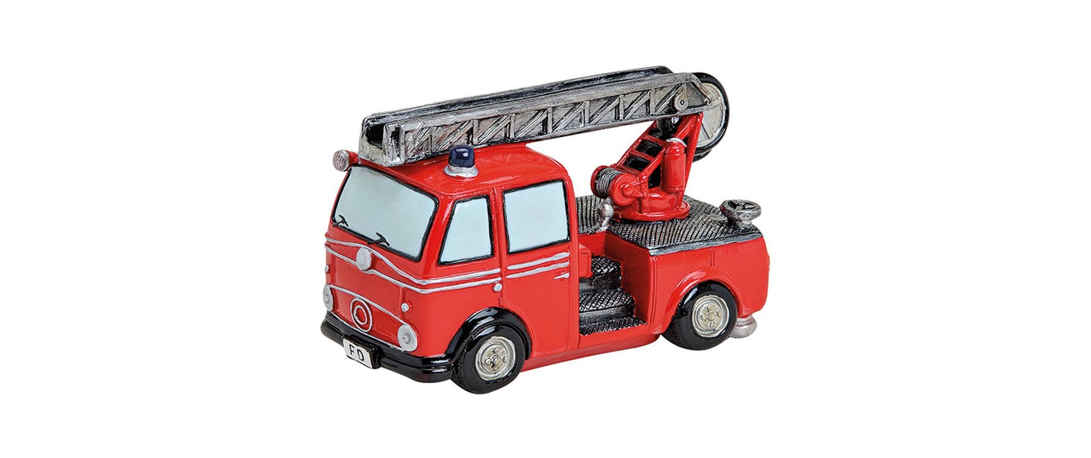 Spardose Feuerwehrwagen aus Poly