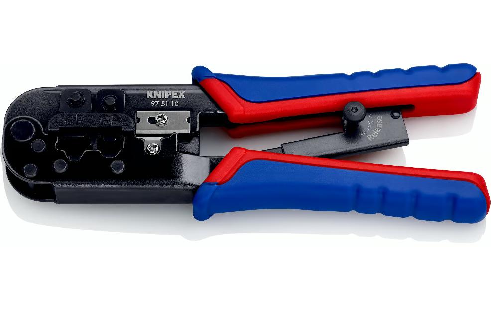 Knipex Crimpzange für Westernstecker 190 mm