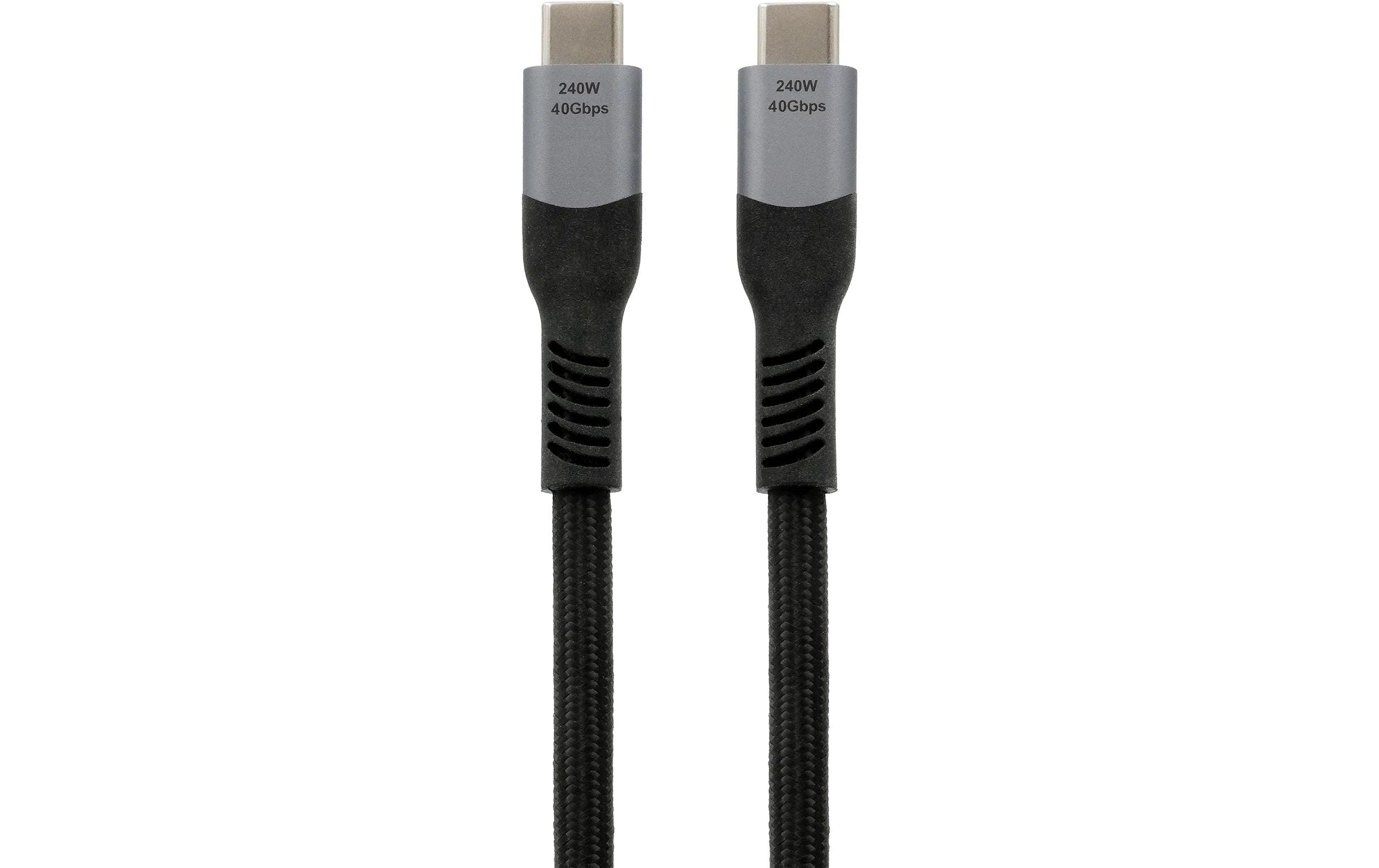 EXSYS EX-K1598-1.0, USB4 C-C, 1m, 240W