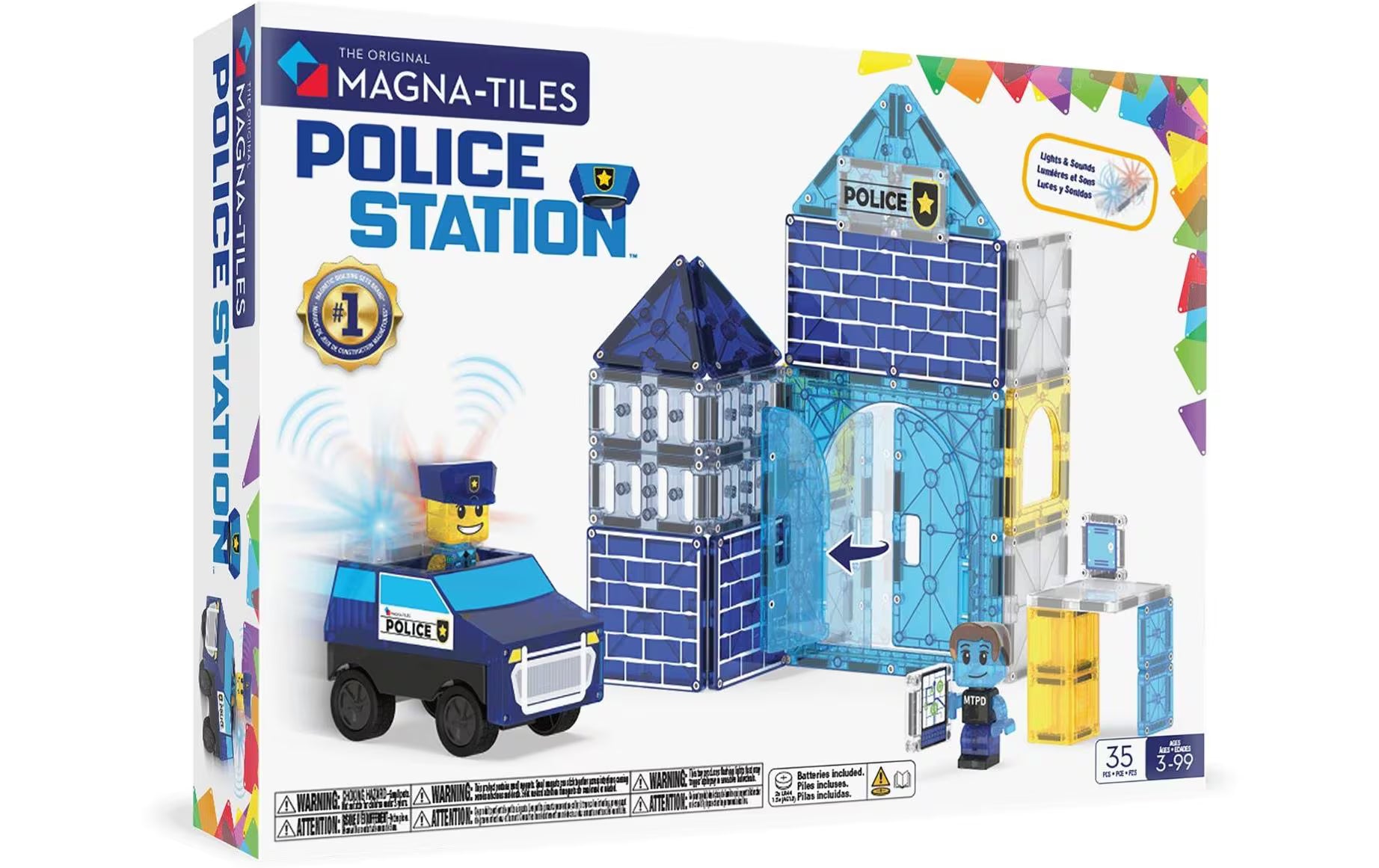 Magna-Tiles Police Station