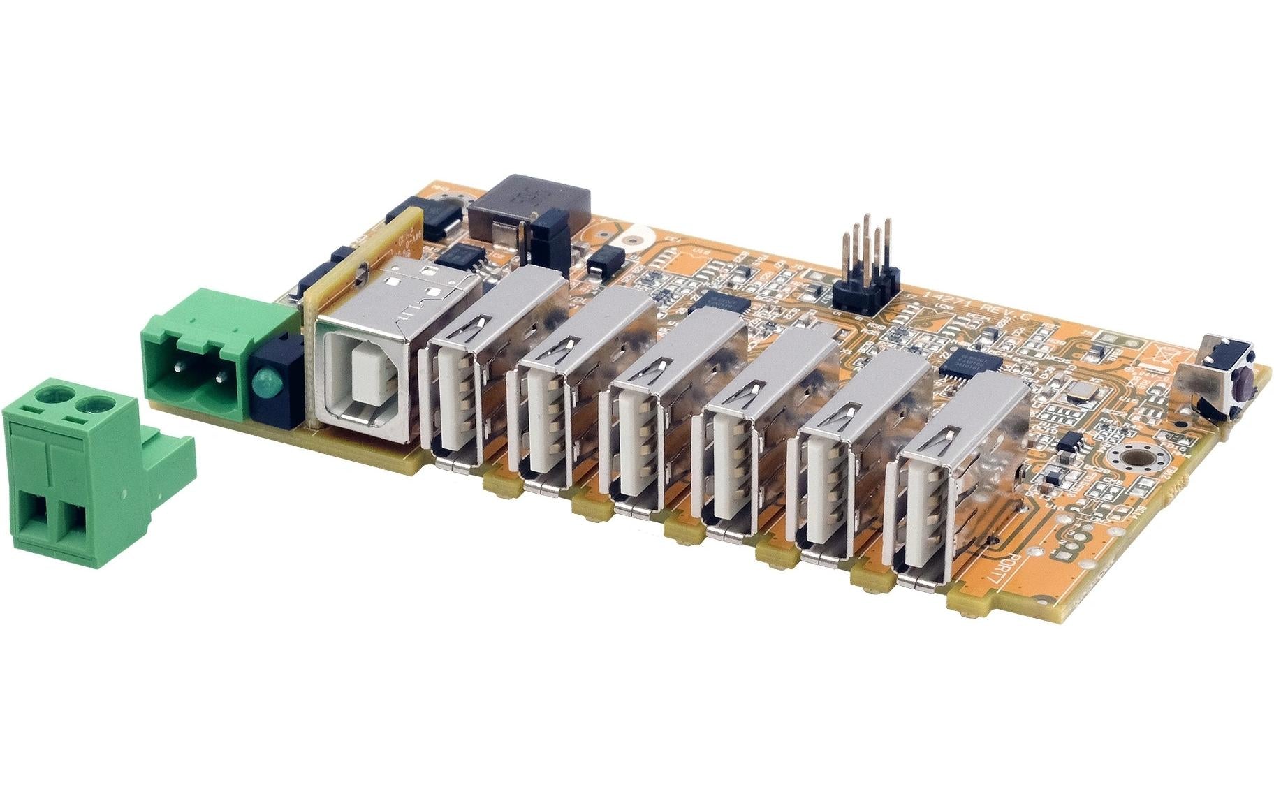 EXSYS EX-1596HMVS-PL, 6x USB2.0,nur Platine