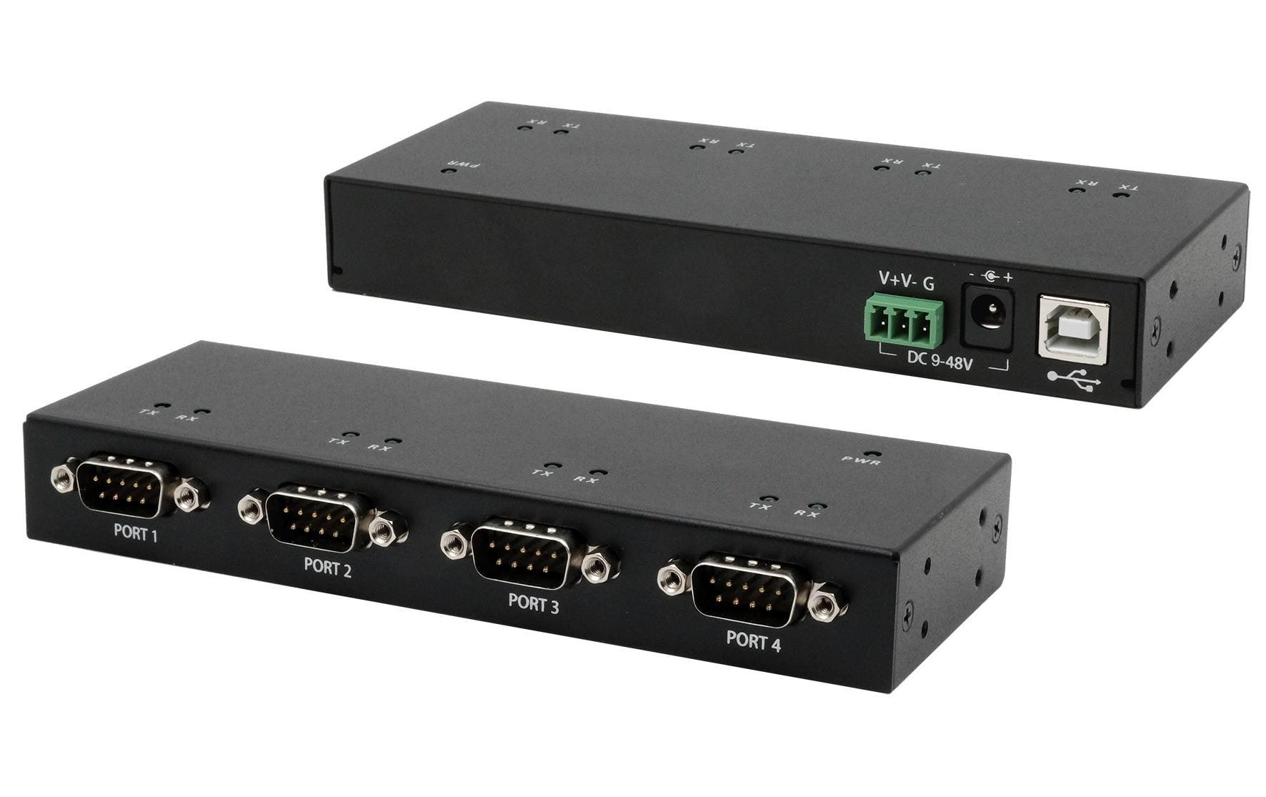 EXSYS EX-13074HM, USB2.0 zu 4x RS-232 Ports