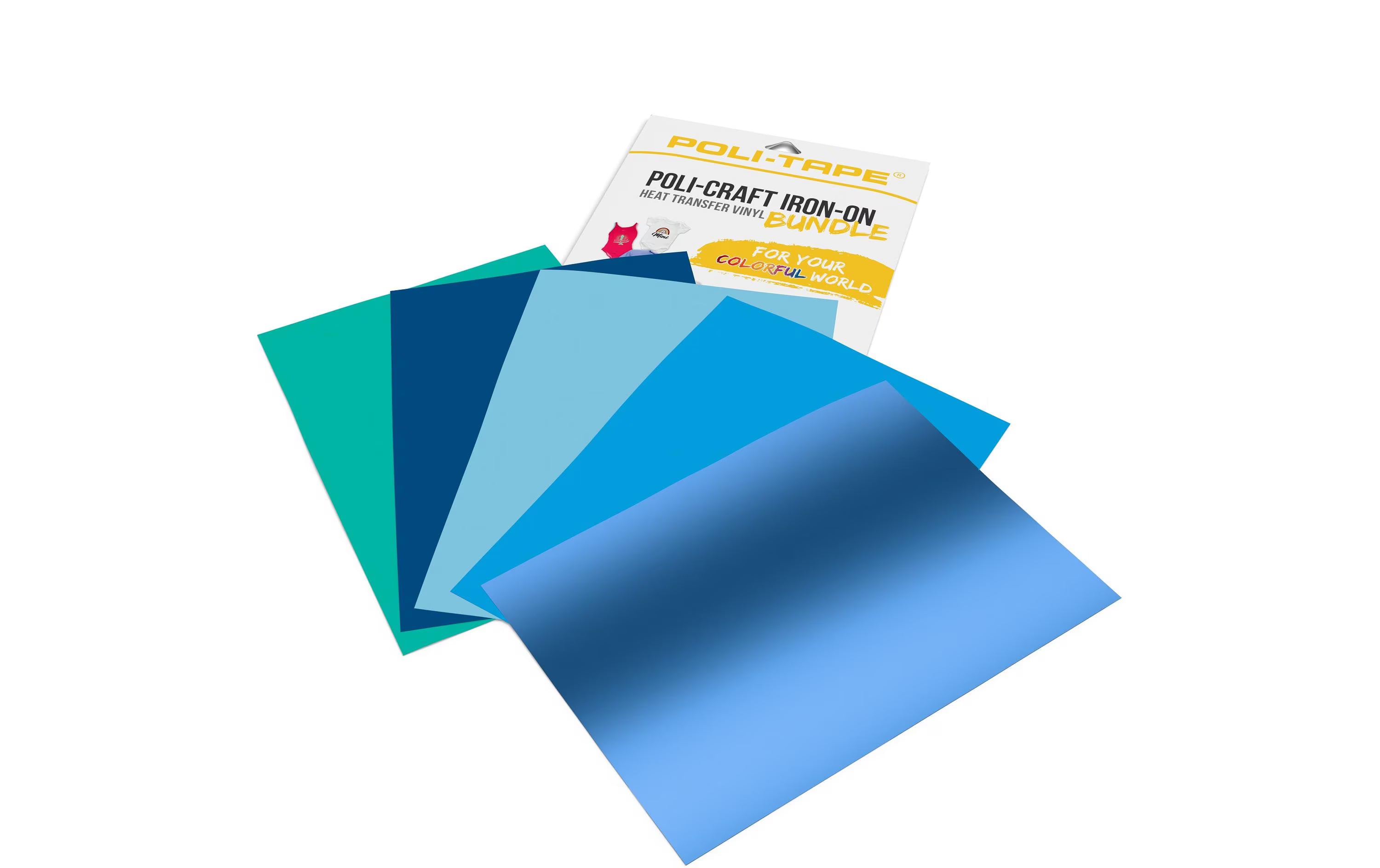 Poli-Tape Aufbügelfolie Set ocean Turbo