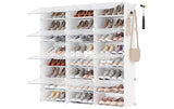 Songmics Schuhboxen bis 48 Schuhe, Weiss