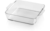 GOURMETmaxx Glas Auflaufform Quadrat 800ml