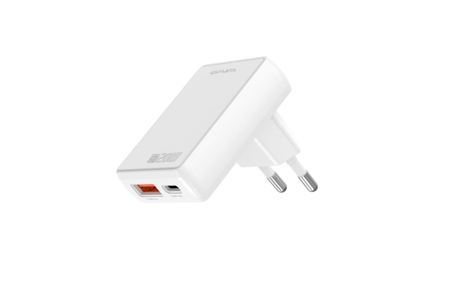 4SMARTS Netzladegerät FlatPlug Duos