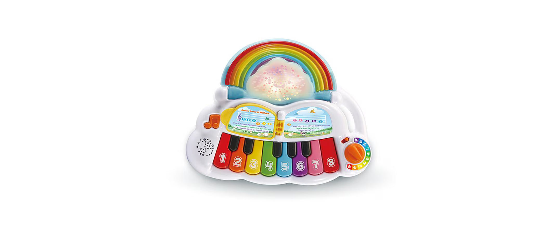 Piano arc en ciel Lumi magique