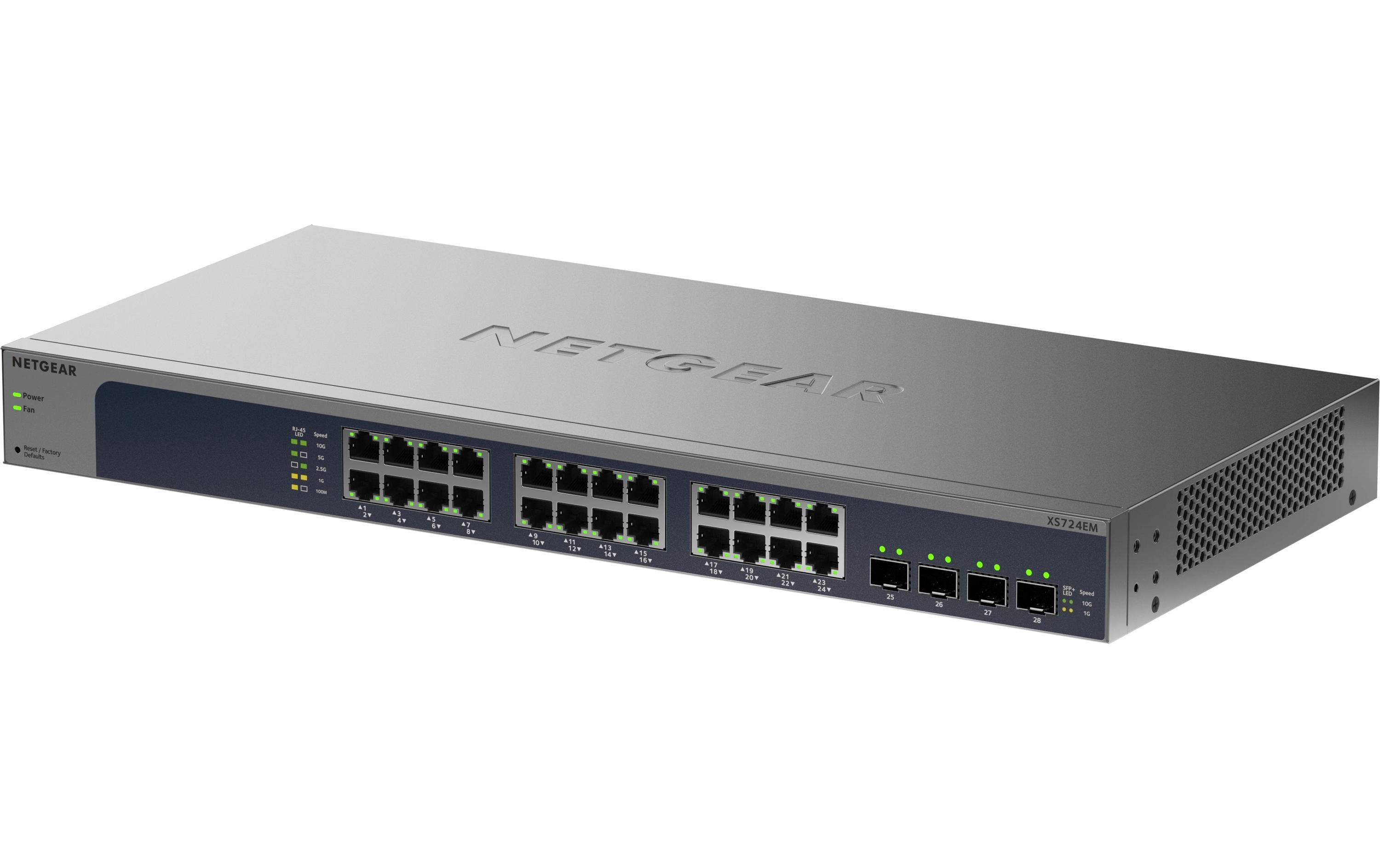 Netgear XS724EM v2: 24 Port EASY SMART SWCH