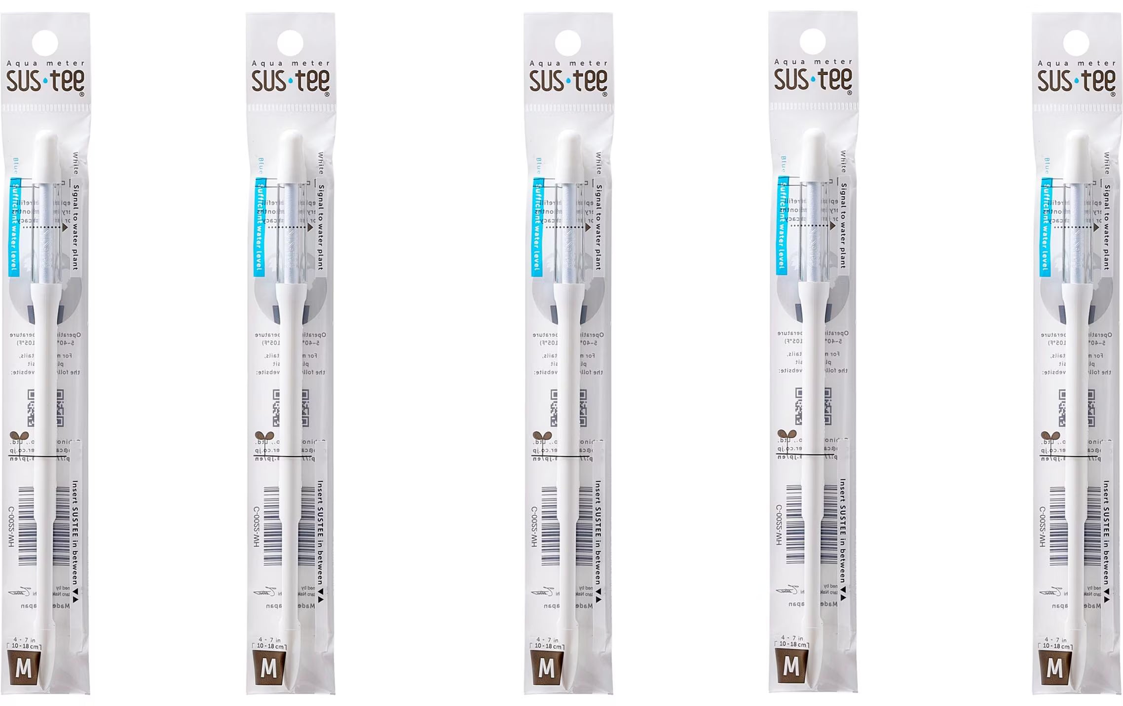 SUSTEE Giessanzeiger 5er Set M Weiss