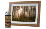 COCON Digitaler Bilderrahmen 10.1 holz