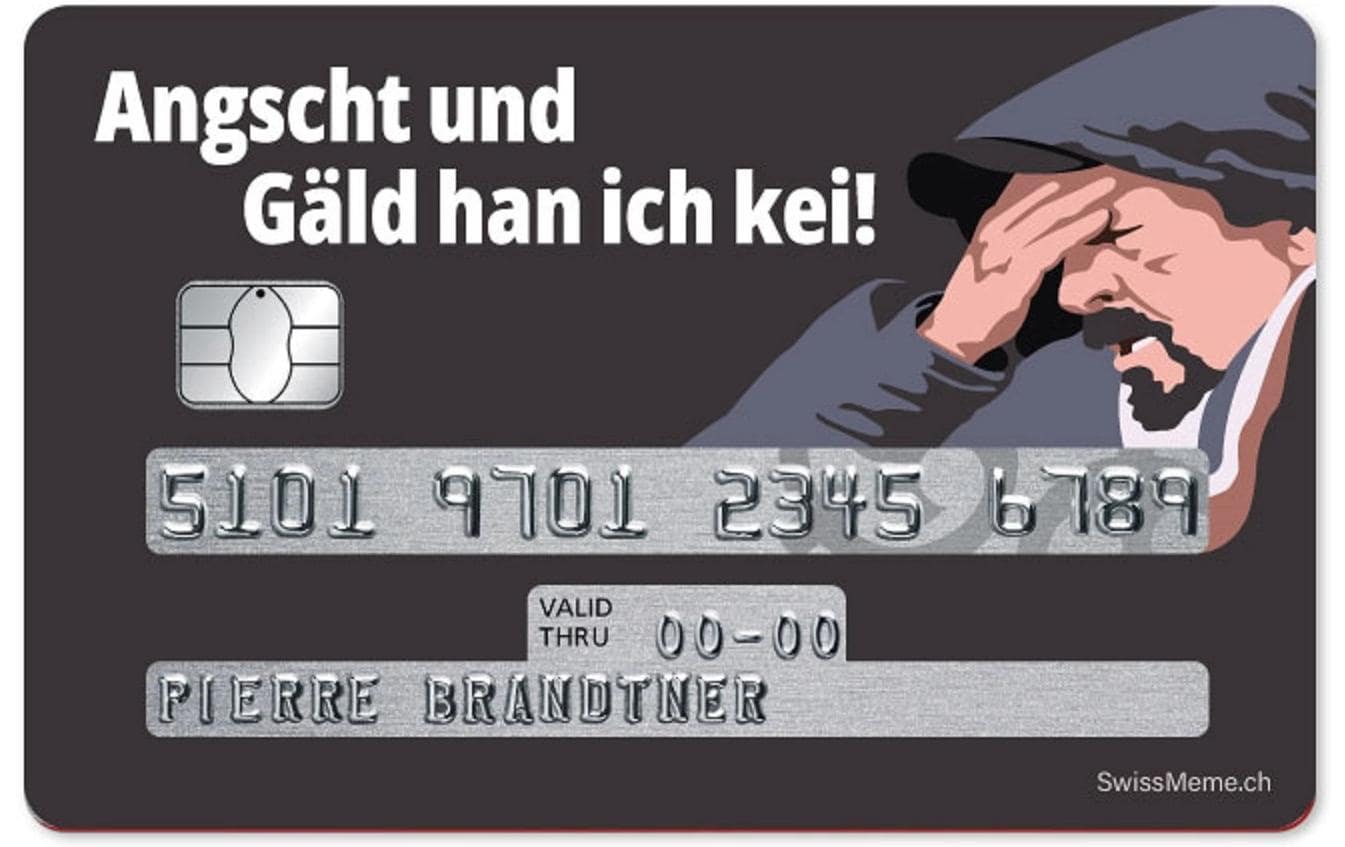 SwissMeme Kreditkarten Sticker