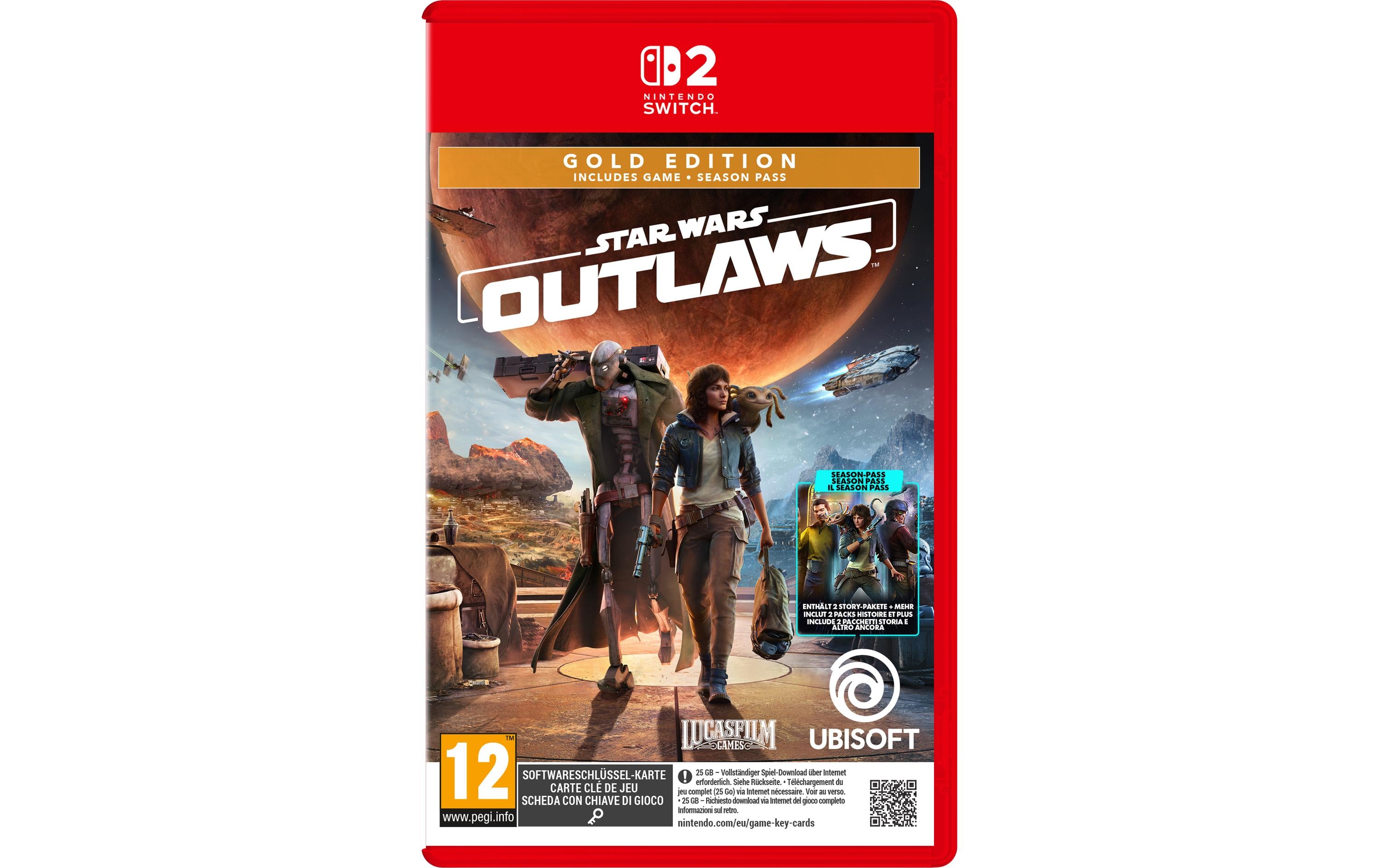 Star Wars Outlaws Gold Edition, Switch 2
