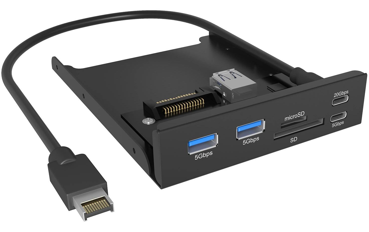 ICY BOX IB-HUB1419-i3, 2x Type-C, 2x Type-A