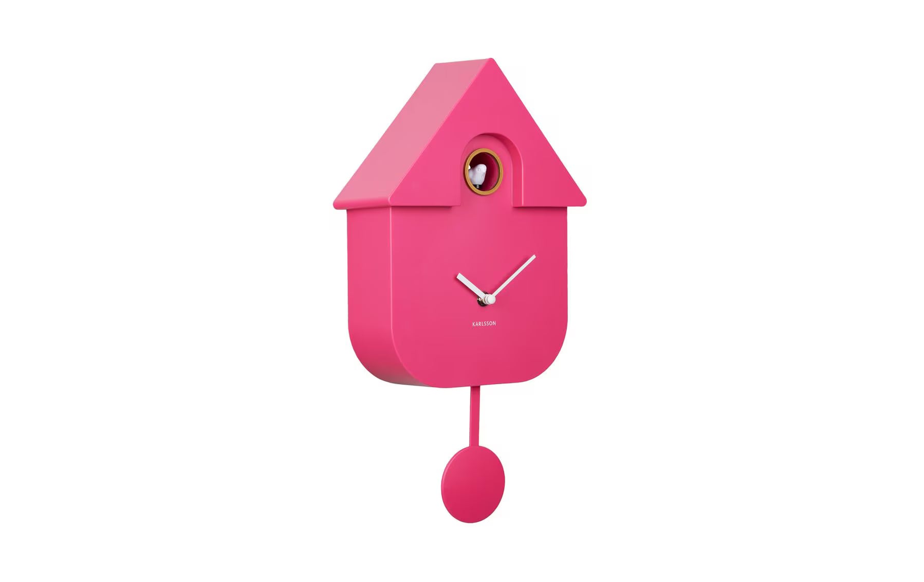 KARLSSON Wanduhr Kuckuck, Bright Pink