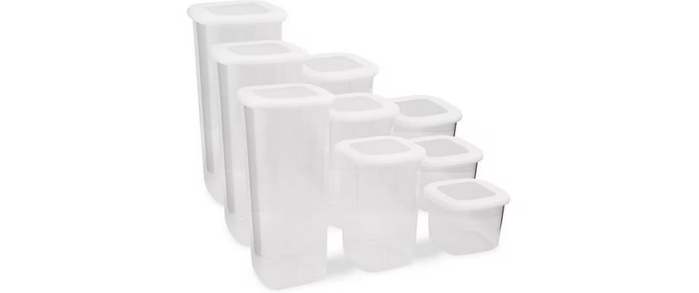 Hermia Vorratsdosen-Set 9-teilig weiss