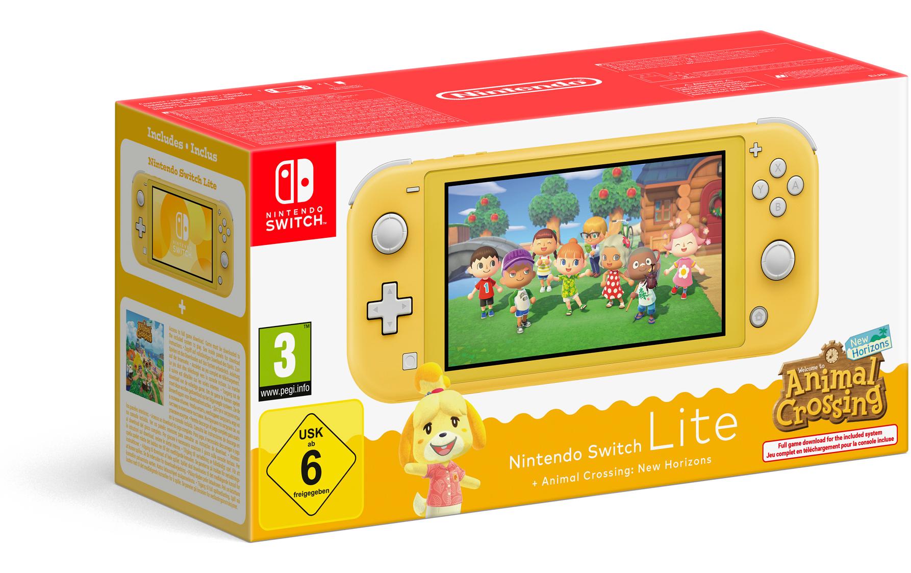 Nintendo Switch Animal Crossing, gelb