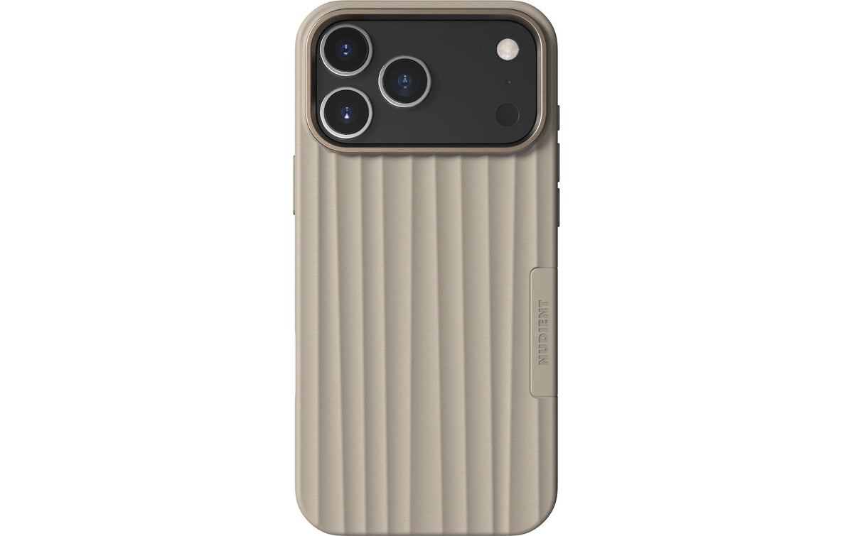 NUDIENT Bold Case, Linen Beige - MagSafe