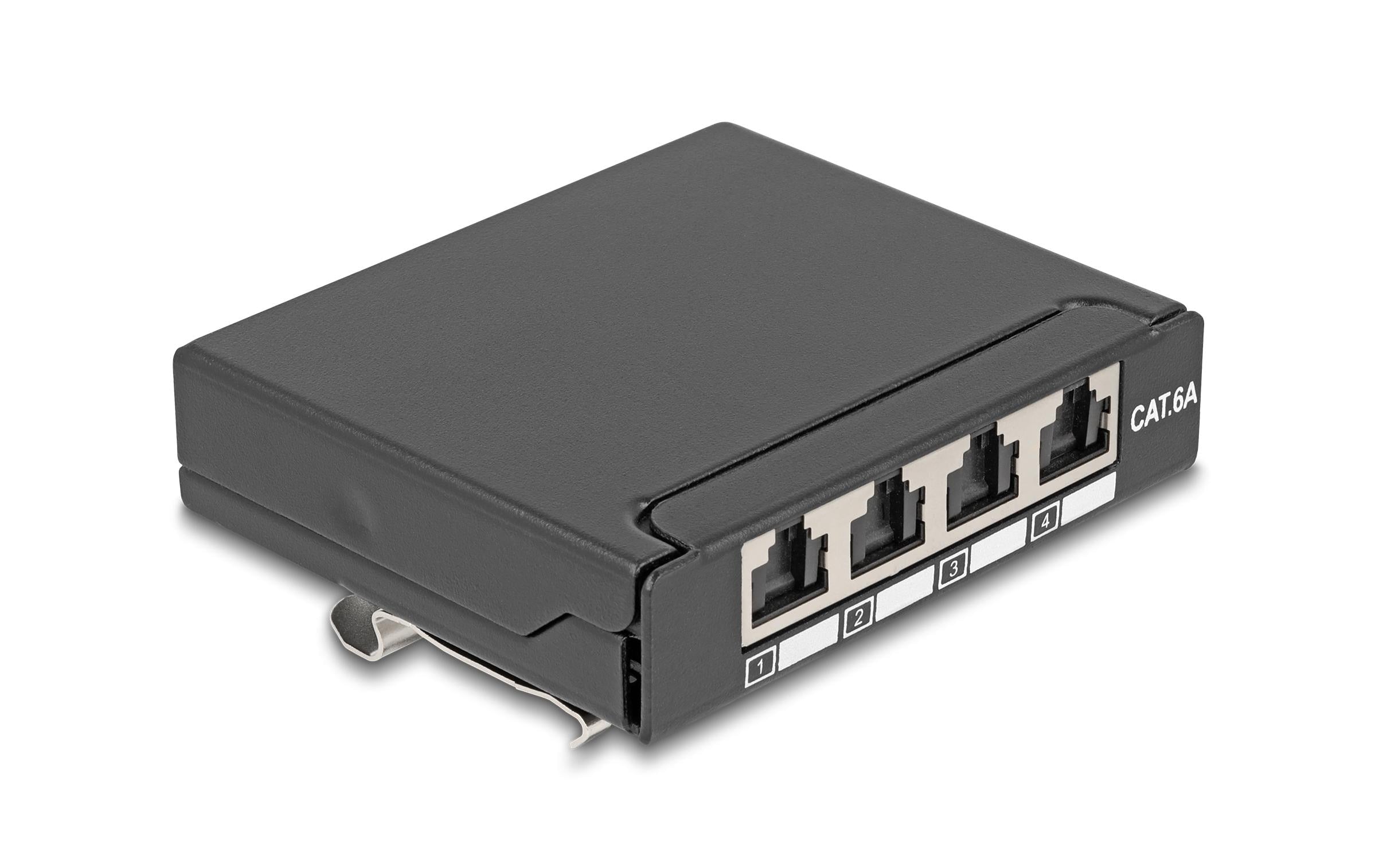 Delock Patchpanel 4 Port, Cat.6A, LSA