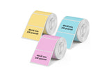 Olympia Etikettenrolle farbig 3er Pack