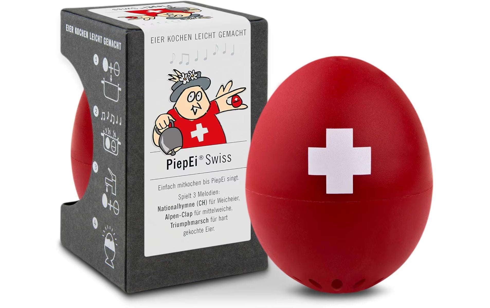 PiepEi Küchentimer singende Eieruhr Swiss