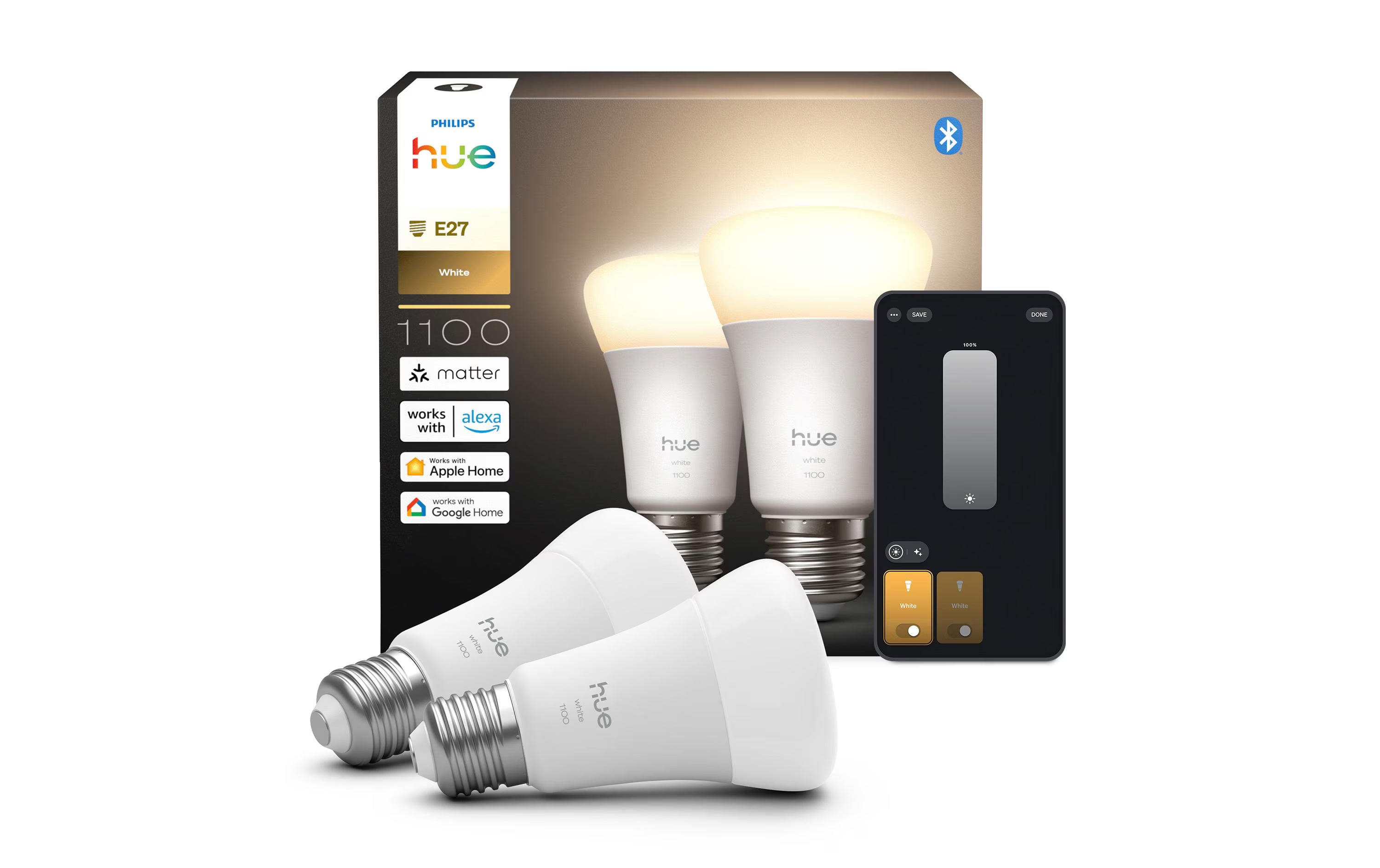 Philips Hue White E27 Doppelpack