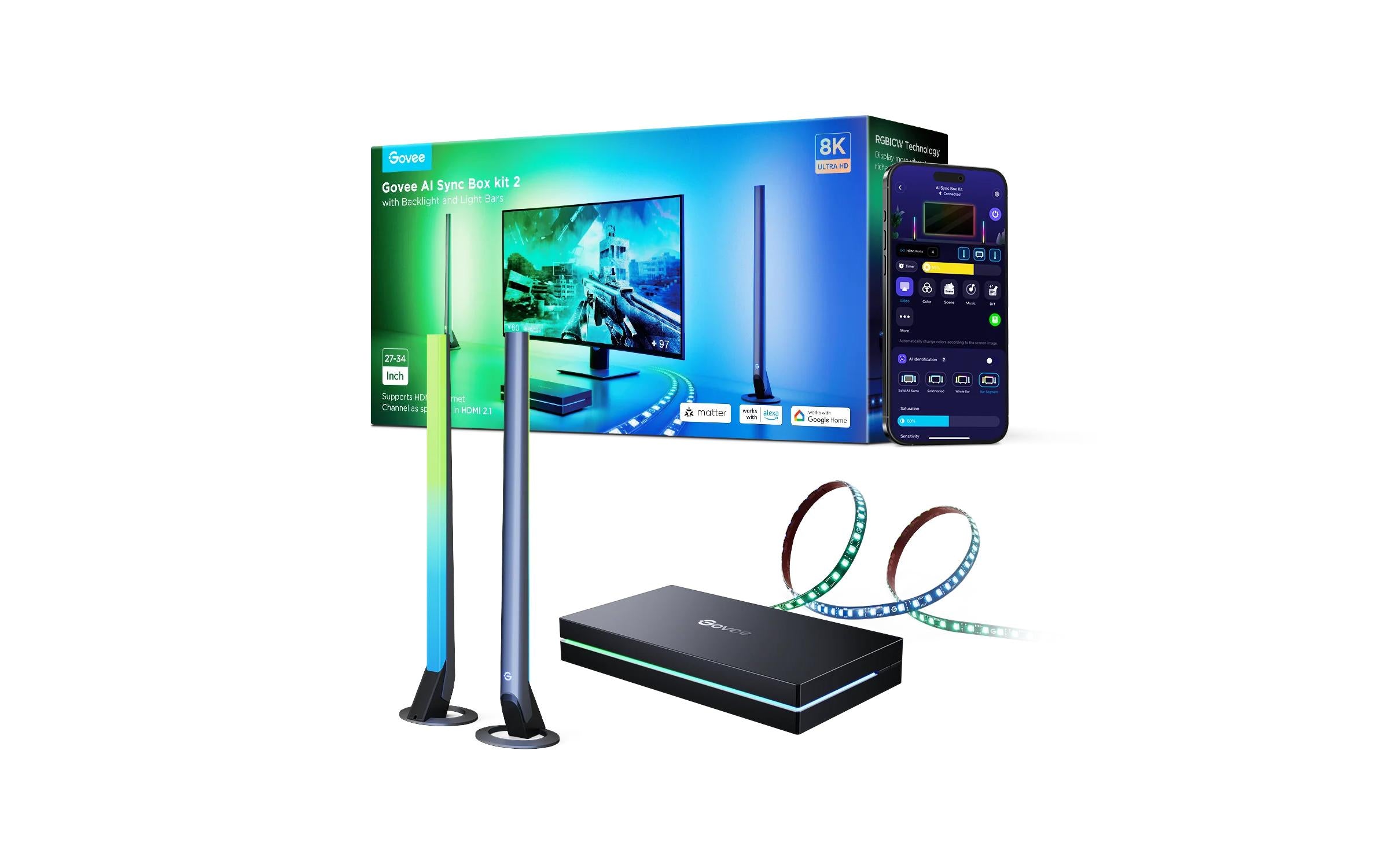 Govee HDMI AI Sync BoxKit 27-34