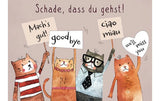 Cart Abschiedskarte mit Geldschein-Tasche