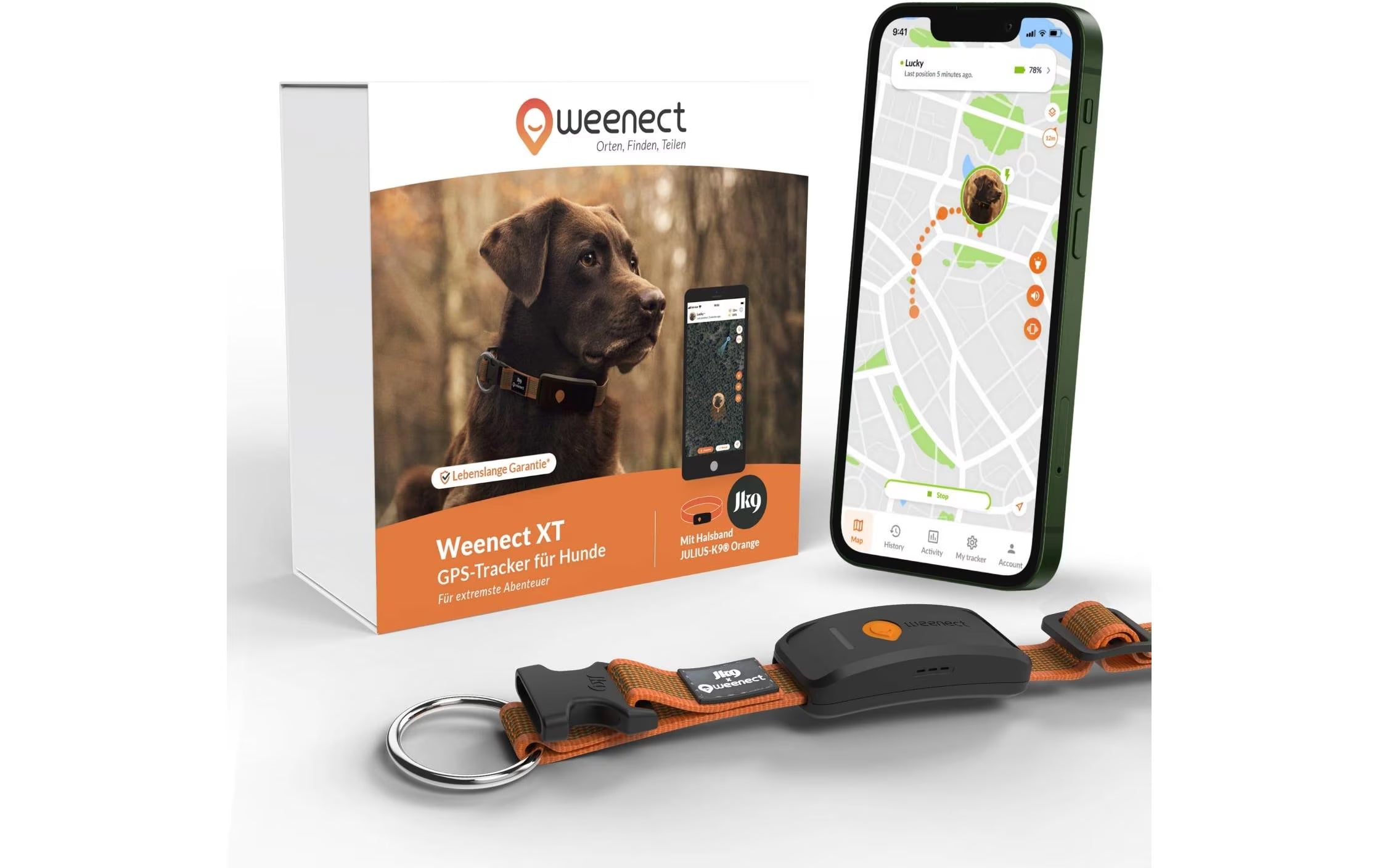Weenect GPS-Tracker für Hunde XT