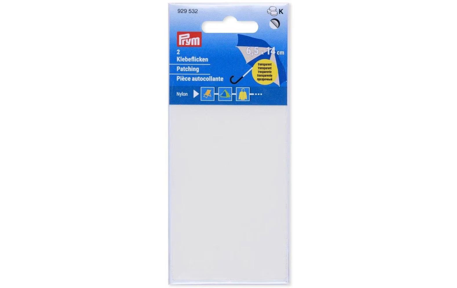 Prym Klebeflicken Nylon, transparent