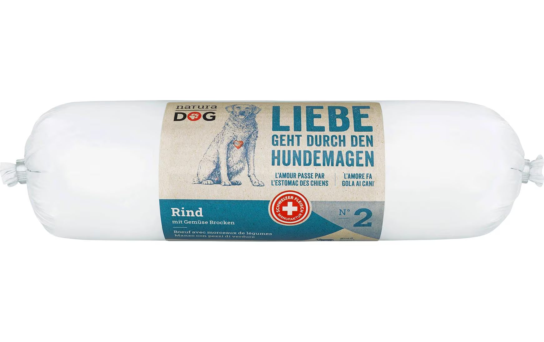 naturaDog Nassfutter Rind mit Gemüse