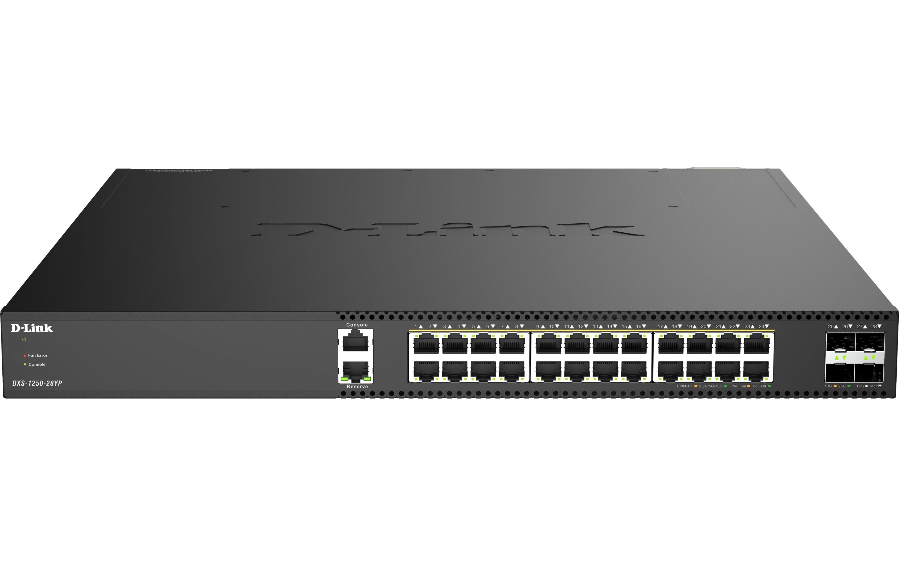 D-Link DXS-1250-28YP: 28- P. Smart Switch