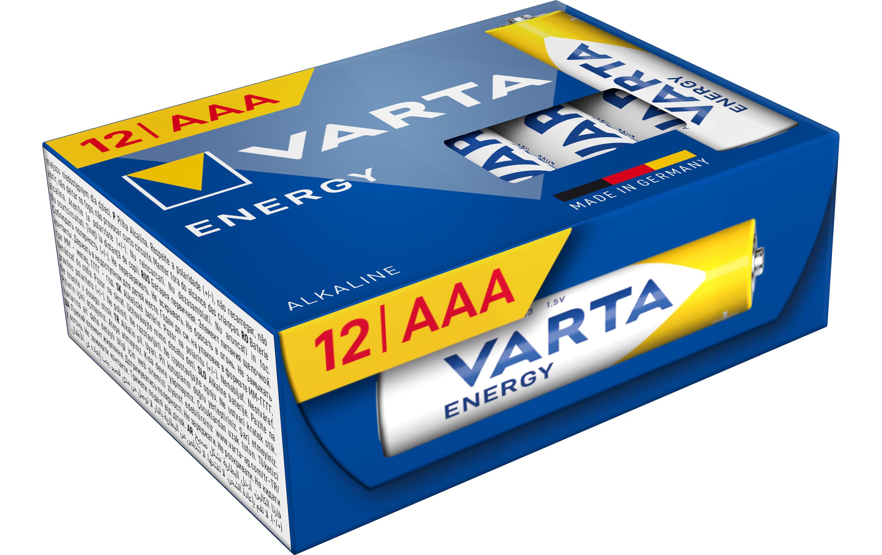 VARTA Energy AAA, 1.5V, 12Stk