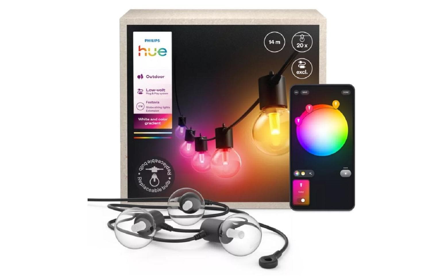 Philips Hue Festavia Globe Outdoor