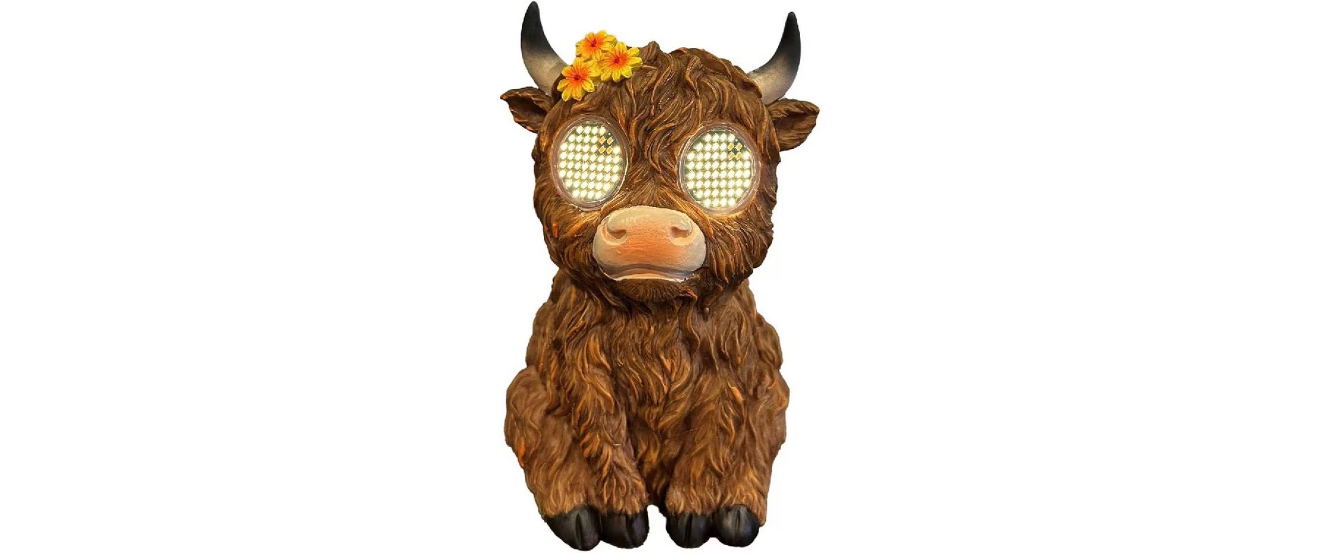 Dameco LED Solar Figur Hochlandrind