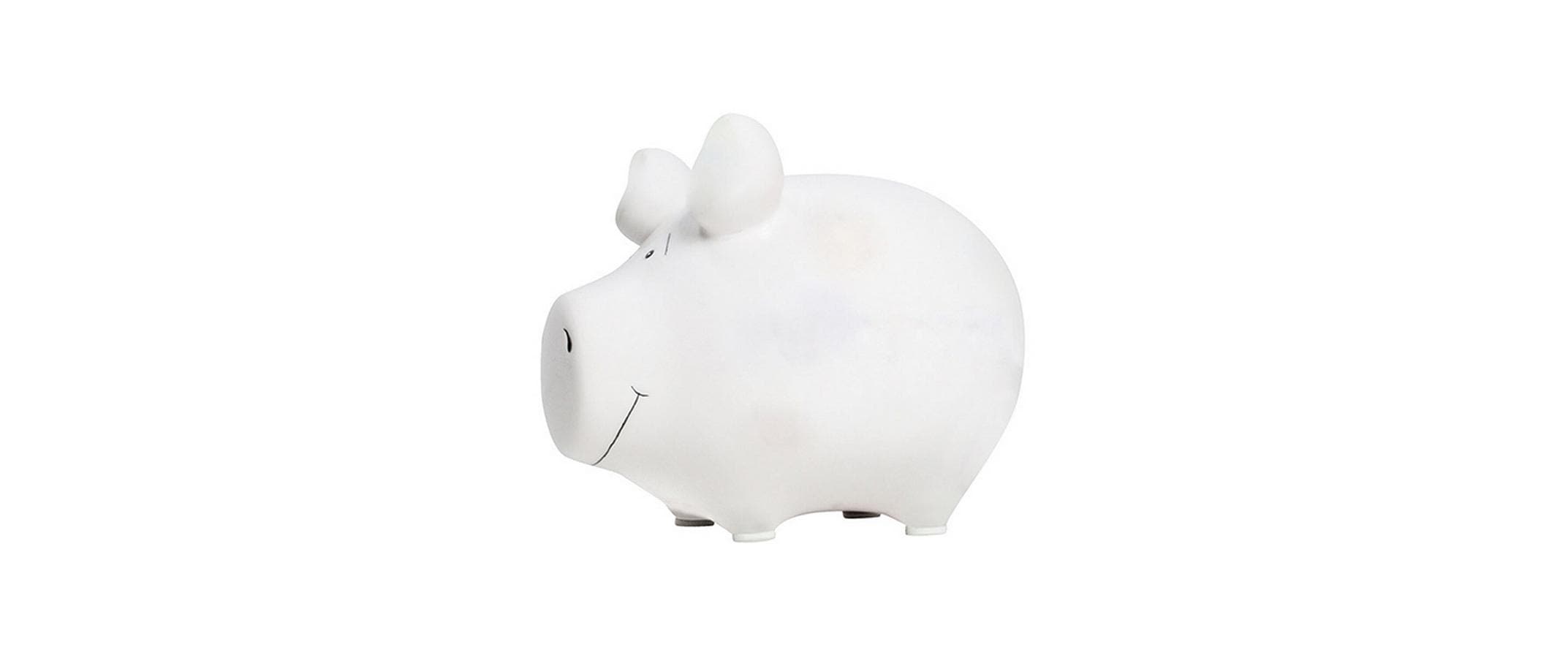 Sparschwein weiss