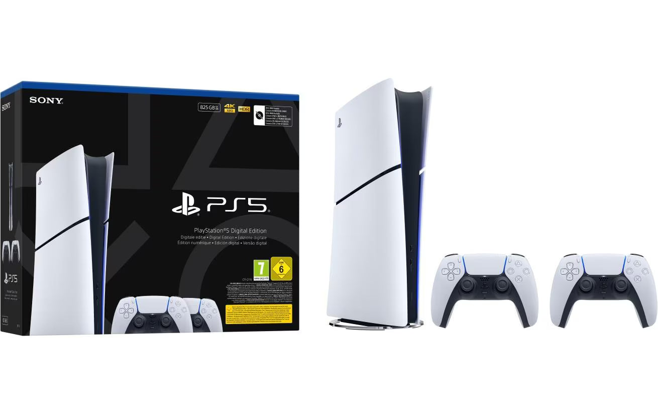 Sony Playstation 5 Slim Digital mit 2 Ctrl