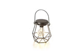 Balthasar Laterne Mesh, LED, Schwarz