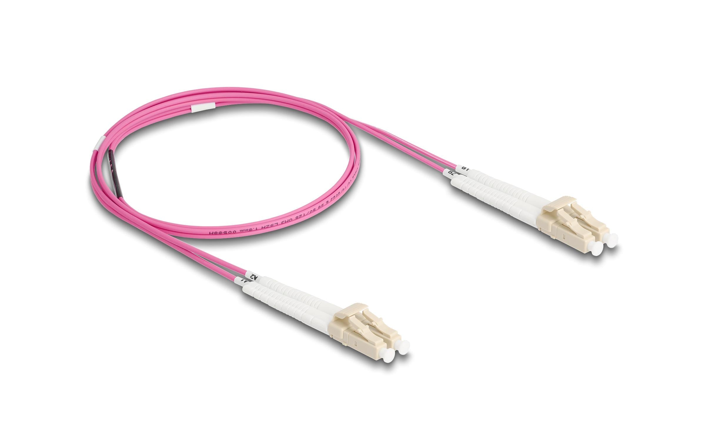 Delock LWL Duplex Patchkabel, OM4, 1m