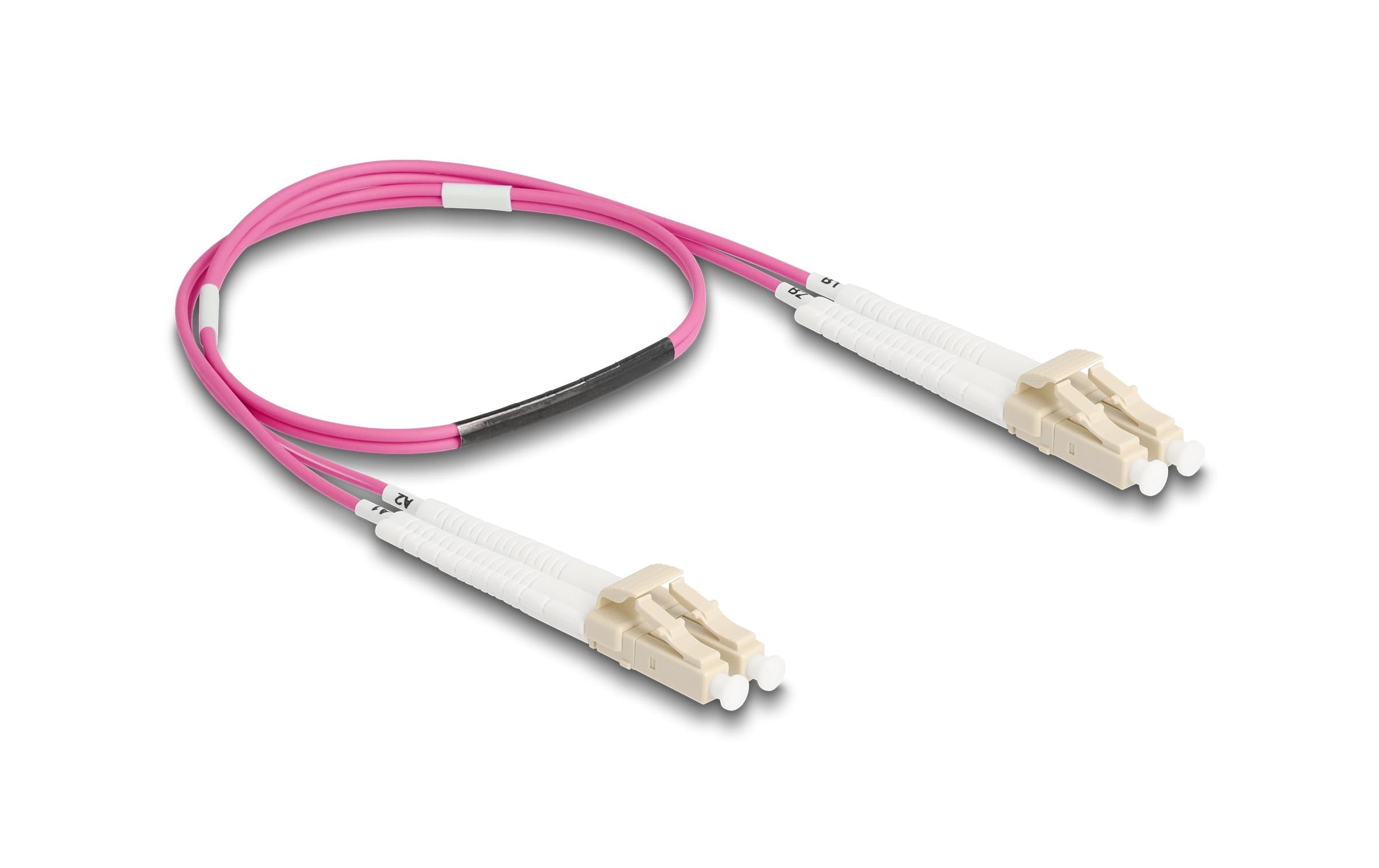 Delock LWL Duplex Patchkabel, OM4, 50cm