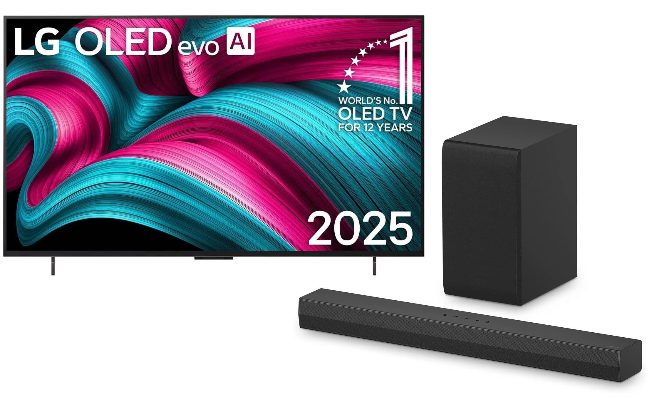 LG TV OLED 42C57 LA incl Soundbar: