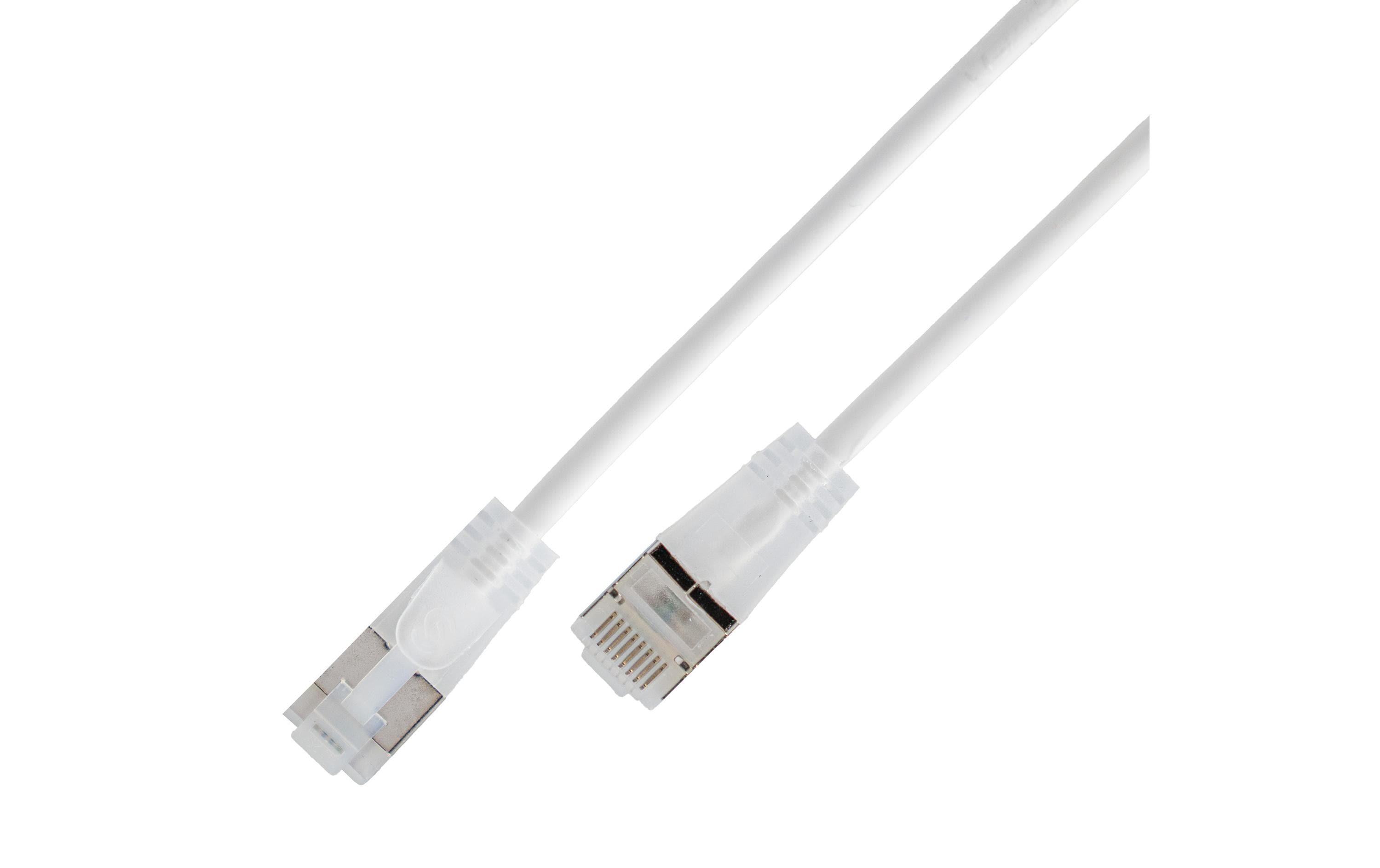 SLIM Patchkabel: U/UTP, 3m, weiss
