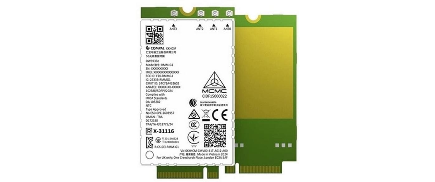 Dell WWAN Modul DW5933E 5G
