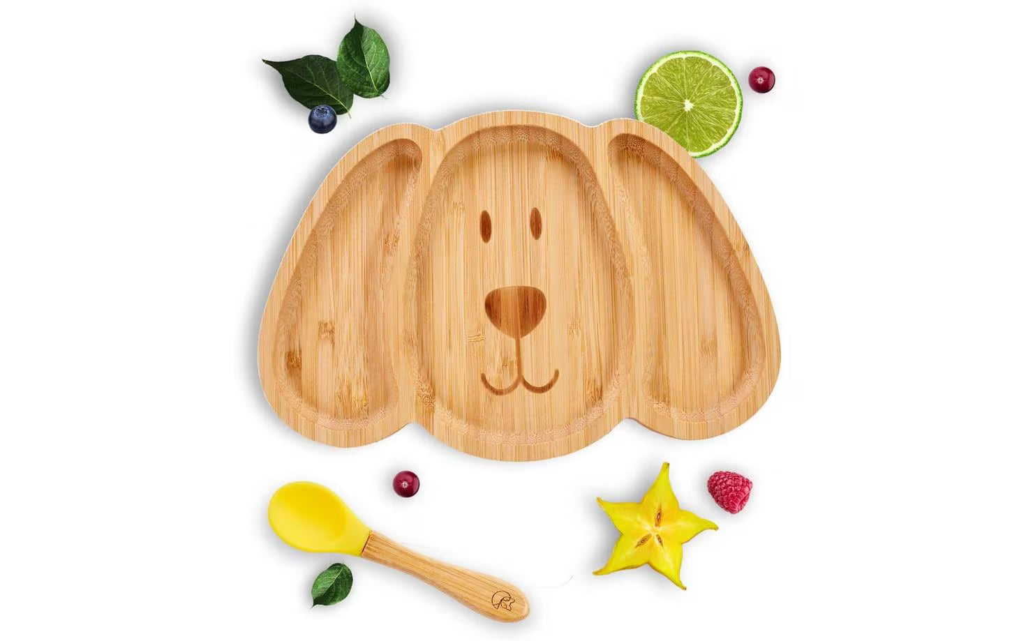Kleinfuchs Kinderteller Hund Gelb