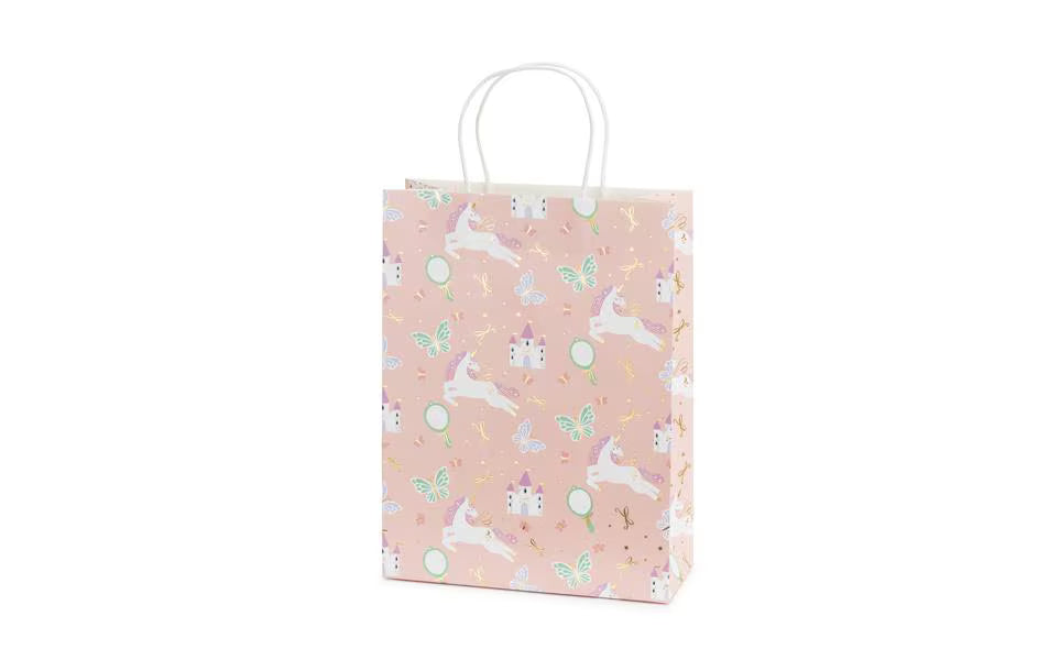 Partydeco Geschenktasche Einhorn
