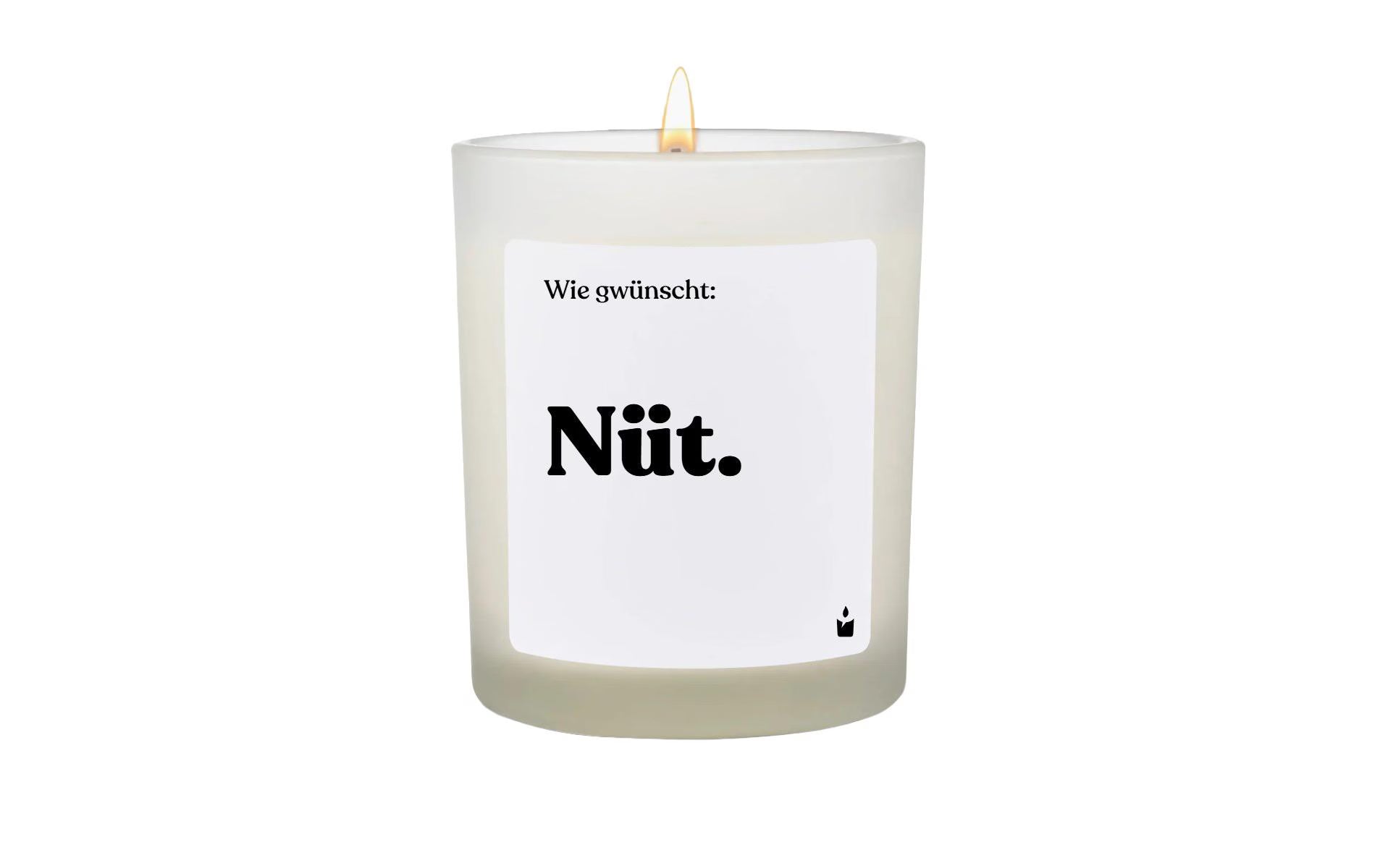 ChattyCandles Duftkerze Wie gewünscht:Nüt