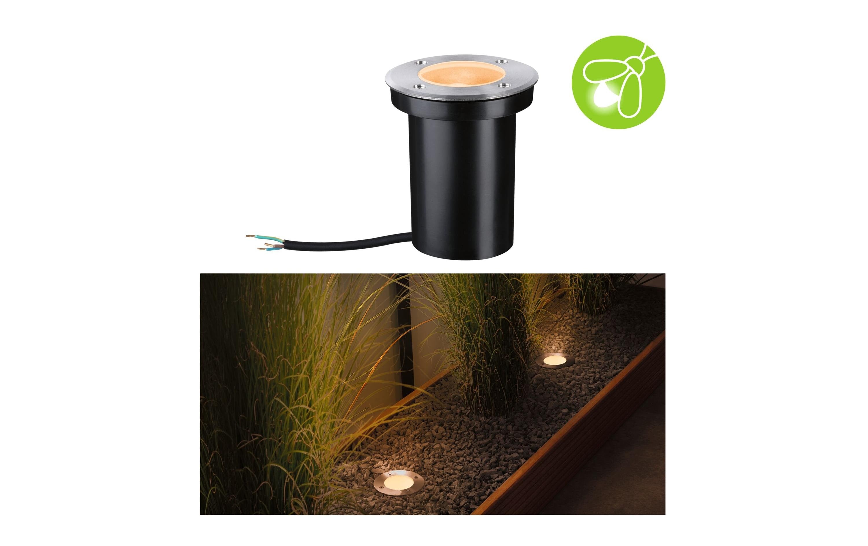 LED Bodeneinbauleuchte Goldlicht insektenf